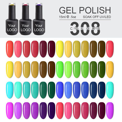 Σε τρία στάδια UV πηκτωμάτων πήκτωμα στίλβωση χρώματος ετικετών καρφιών πολωνικό ιδιωτικό